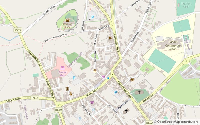 St. Dominic's Abbey location map