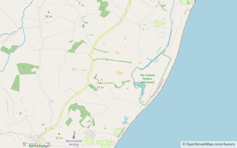 Ballywater Wind Farm location map