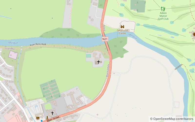 adare friary location map