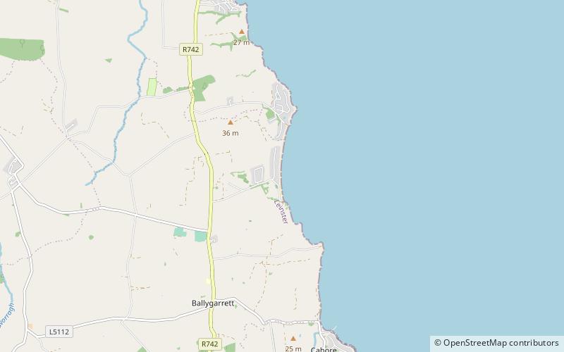 donaghmore beach location map