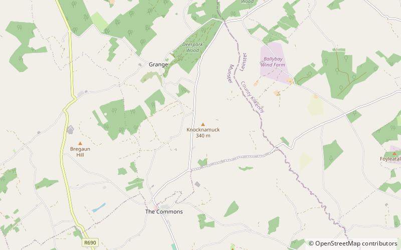 knocknamuck location map