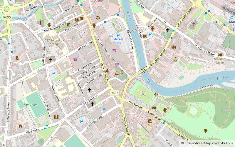 medieval mile museum kilkenny location map