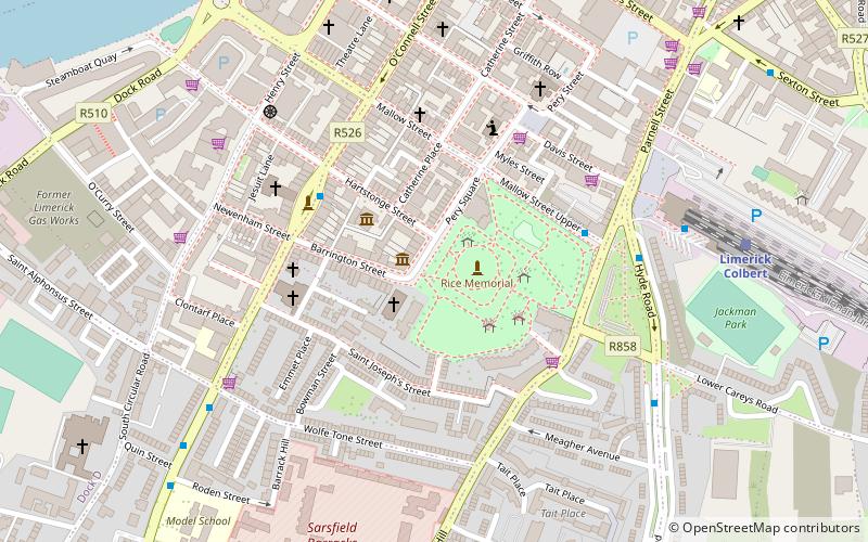 Pery Square location map