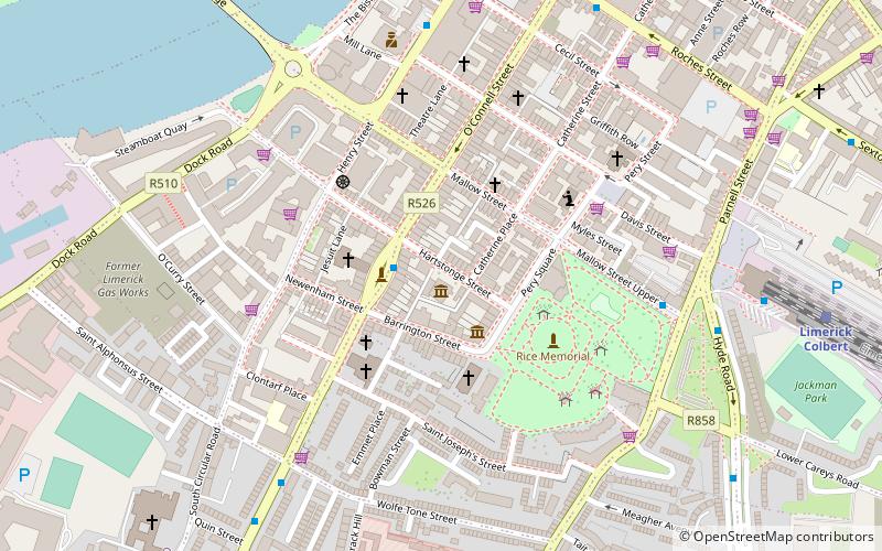 Frank McCourt Museum location map