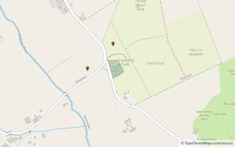 tullaroan church location map
