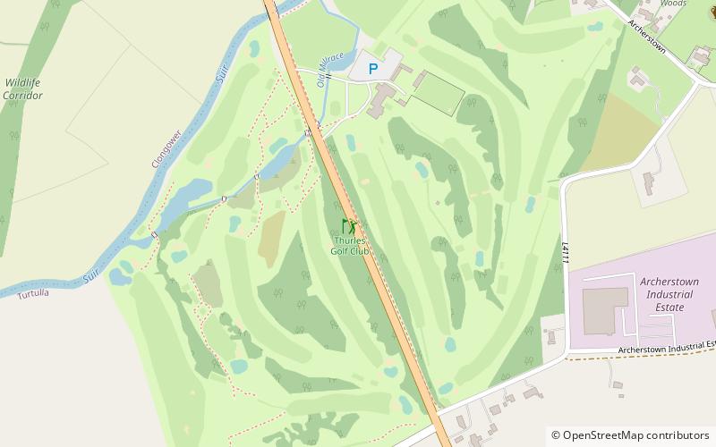 thurles golf club location map