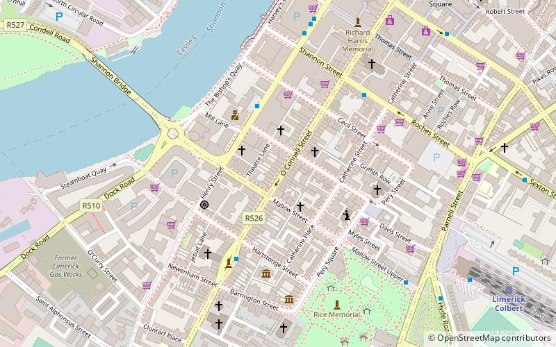 O'Connell Street location map