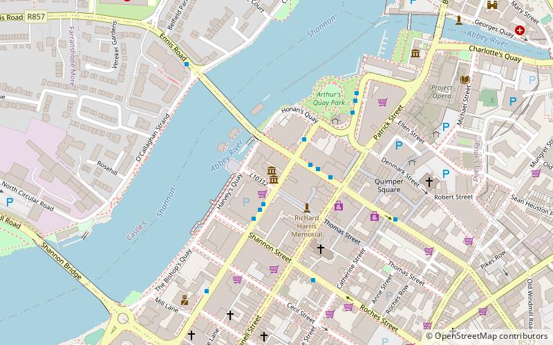 Limerick Museum location map