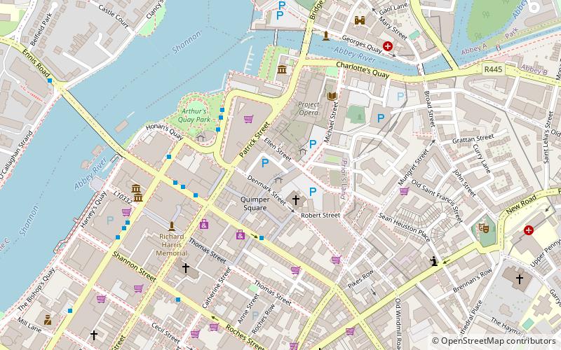 patrick street limerick location map