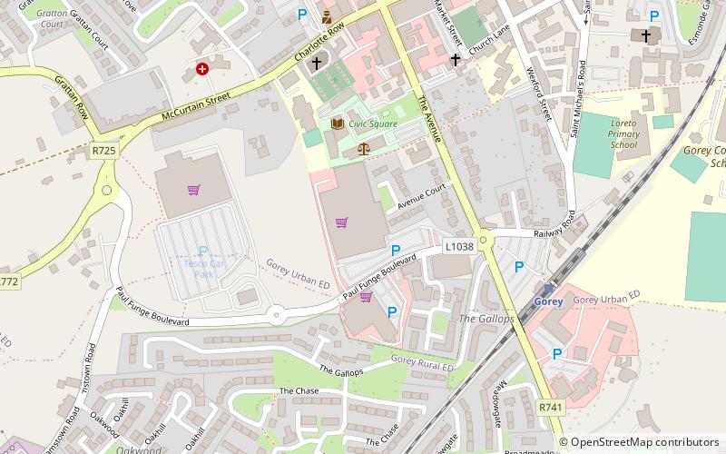 Gorey Shopping Centre location map