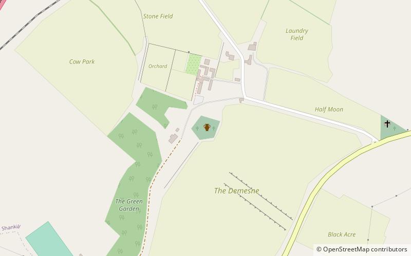 Shankill Castle location map