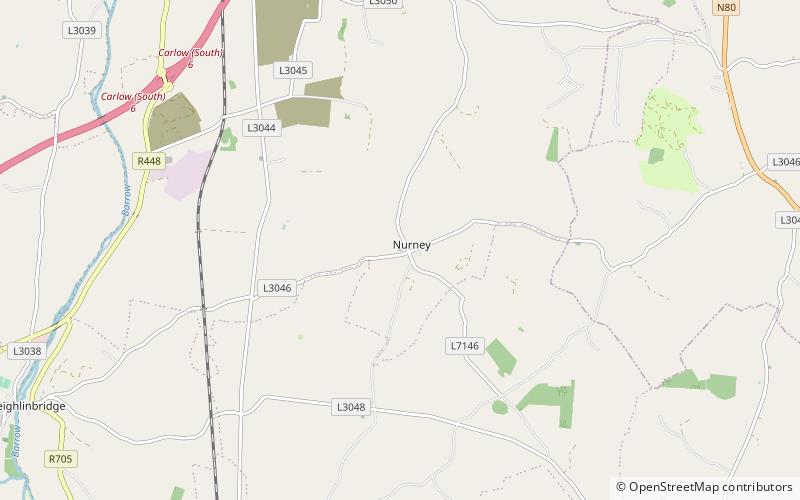 Nurney Cross location map