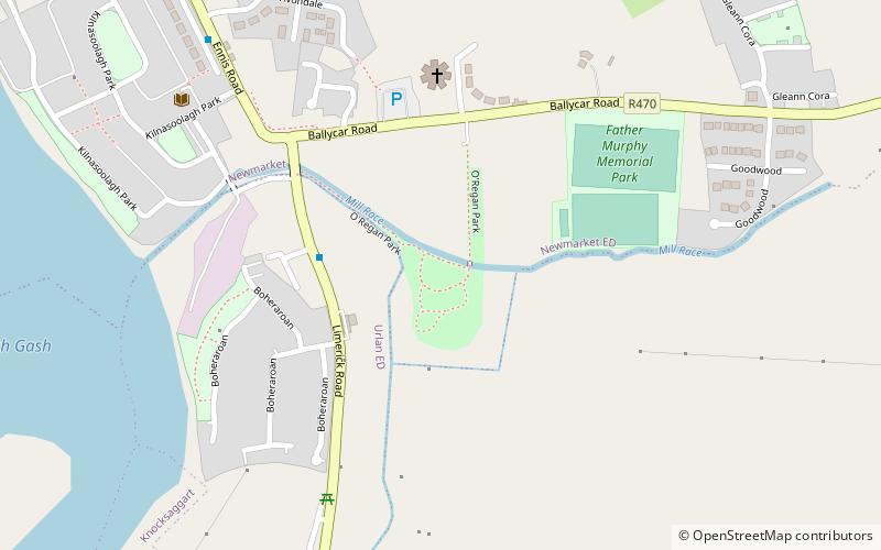 O'Regan Park location map