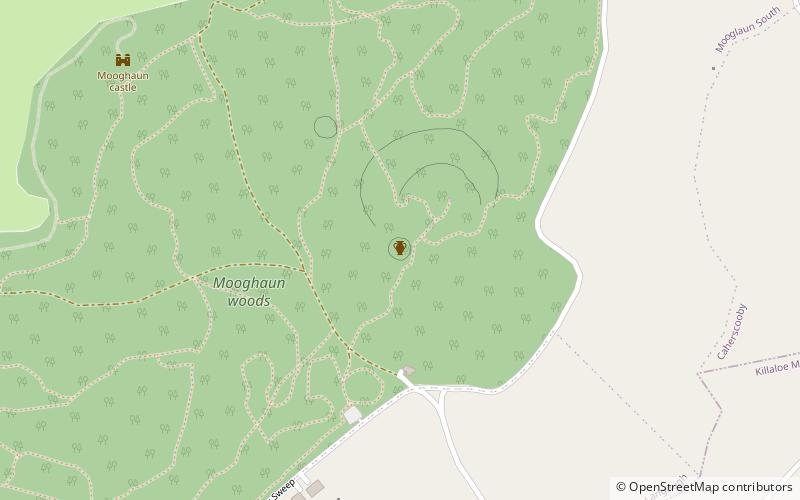 Mooghaun location map