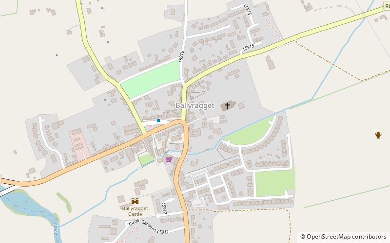 Ballyragget location map