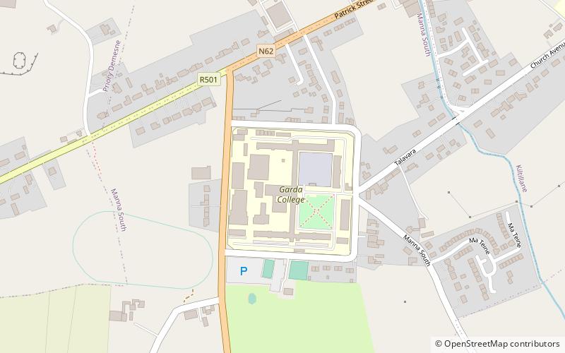 McCan Barracks location map