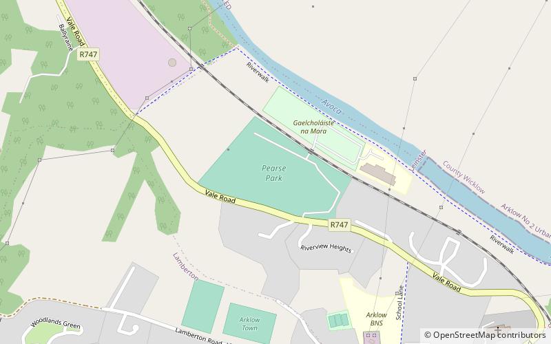 Pearse Park location map