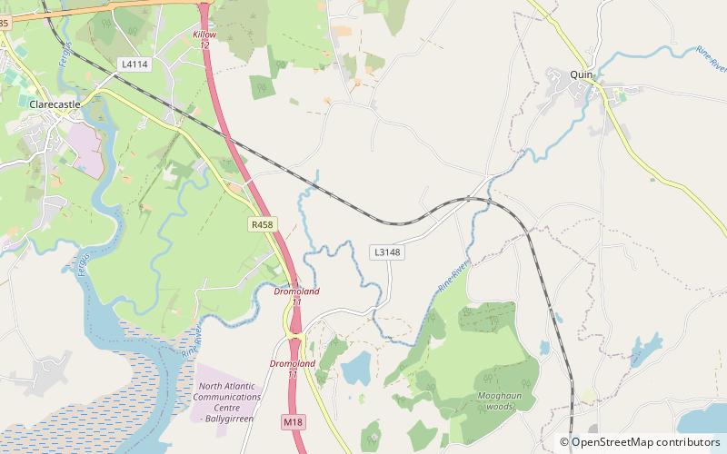 Ballyhannon Castle location map