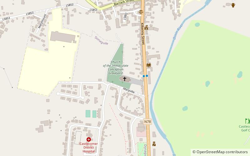 church of the immaculate conception castlecomer location map
