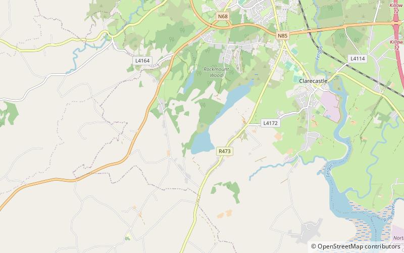 Killone Abbey location map