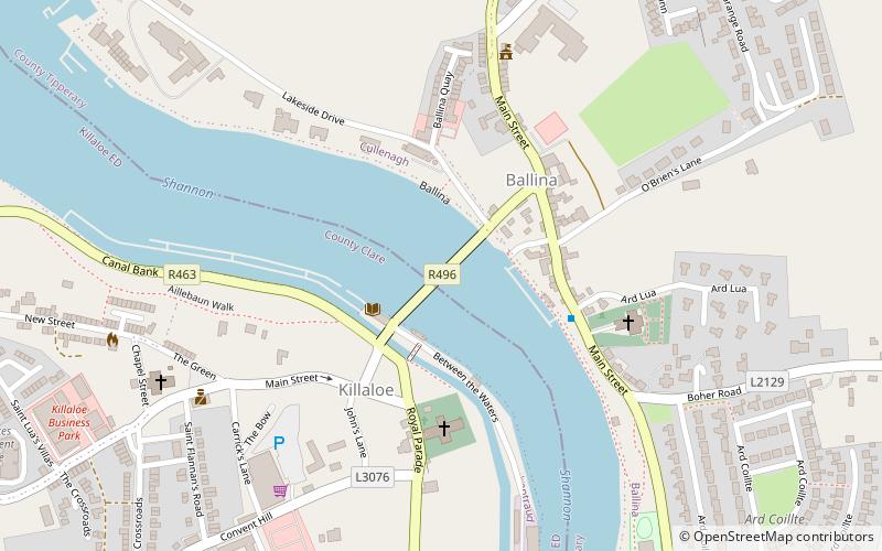 Killaloe Bridge location map