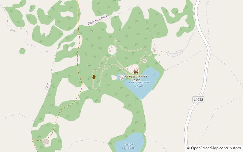 The Crannóg location map