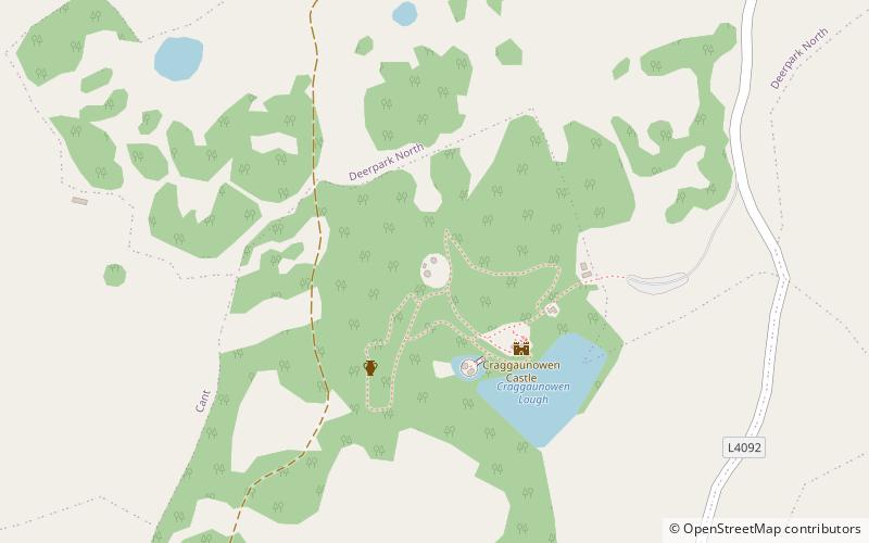 Craggaunowen location map