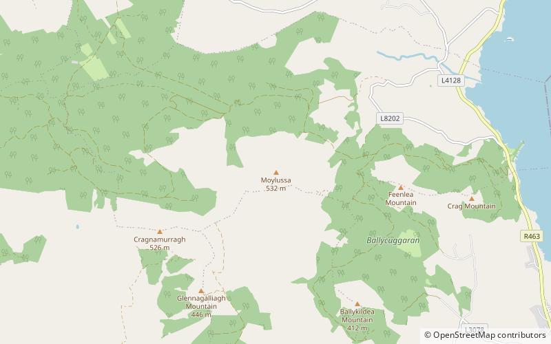 Moylussa location map