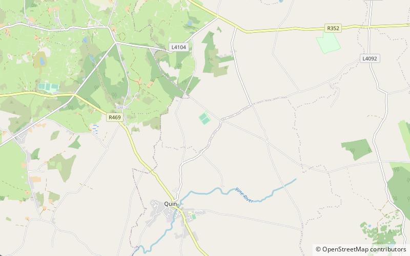 Ballyhickey Wedge Tomb location map