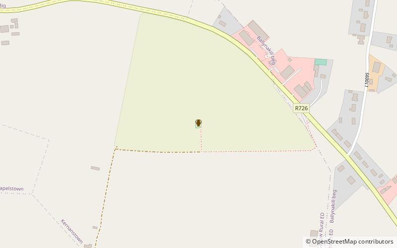 Brownshill Dolmen location map