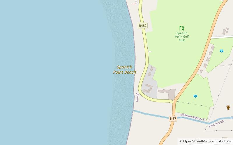 spanish point miltown malbay location map