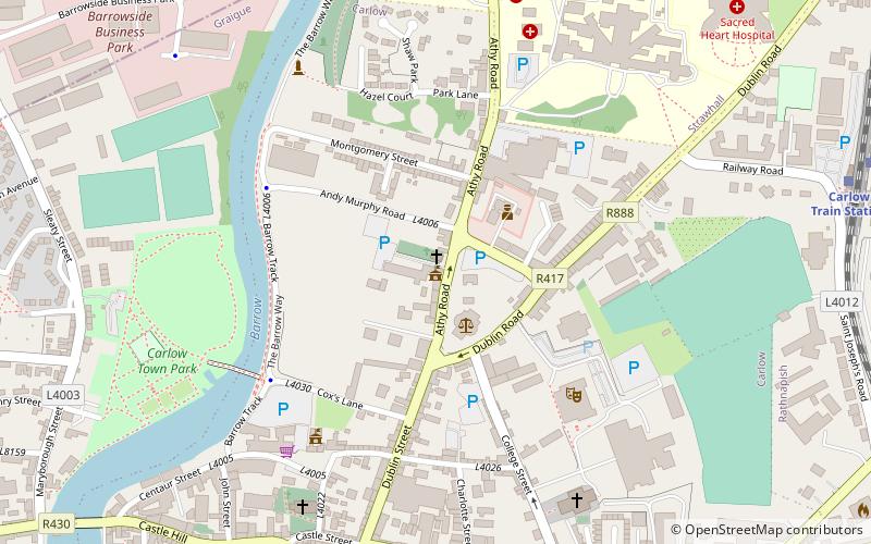 county buildings carlow location map