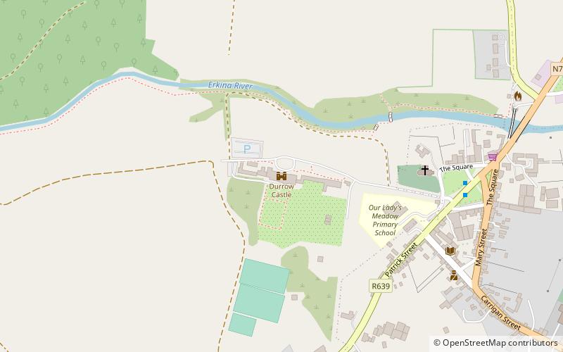 Castle Durrow location map