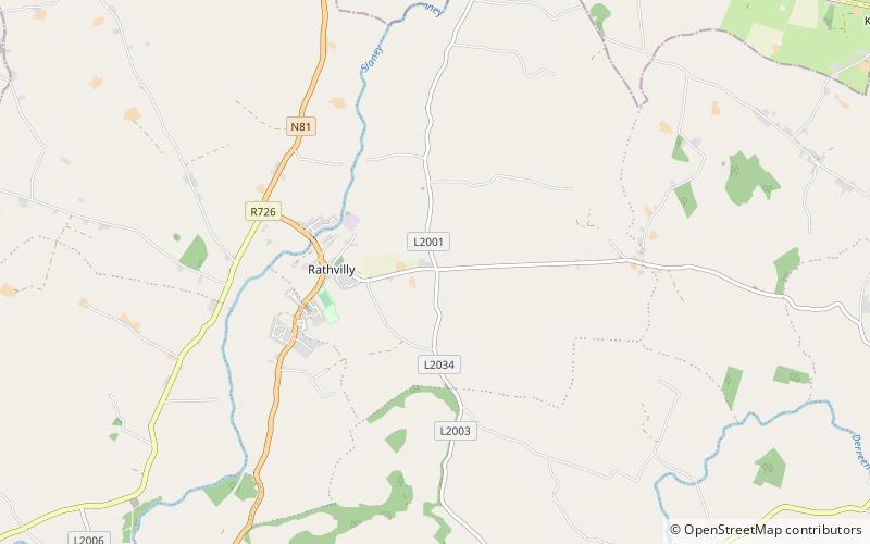 Rathvilly Moat location map