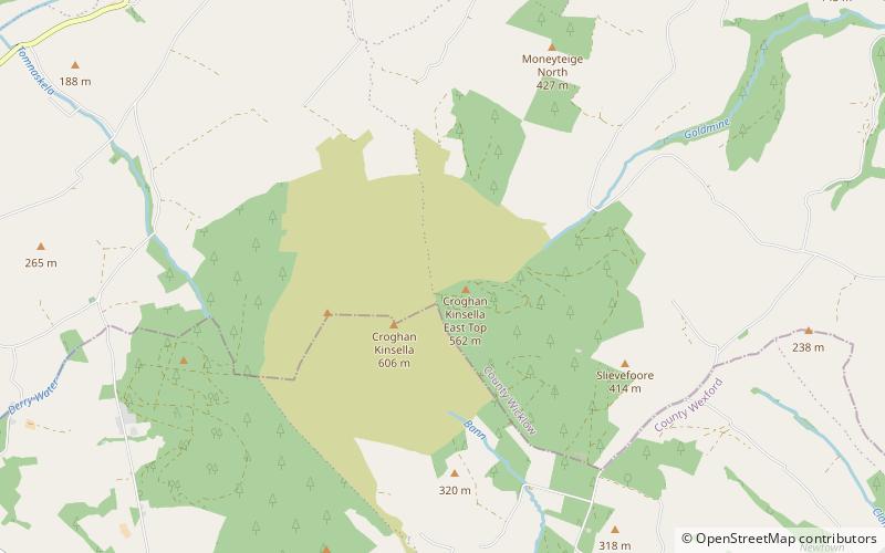Croghan Kinsella location map