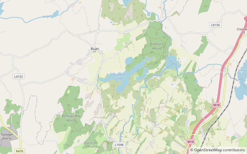 Dromore Lough location map