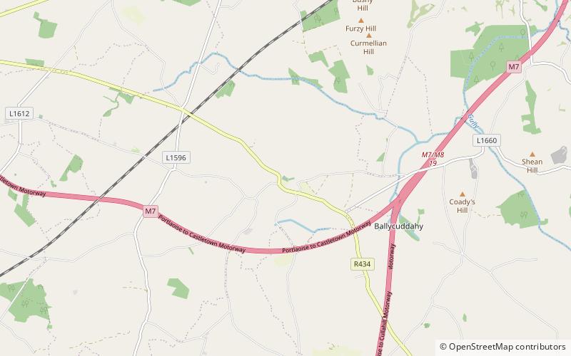 st canice aghaboe location map