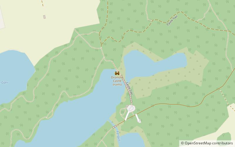 Dromore Castle location map