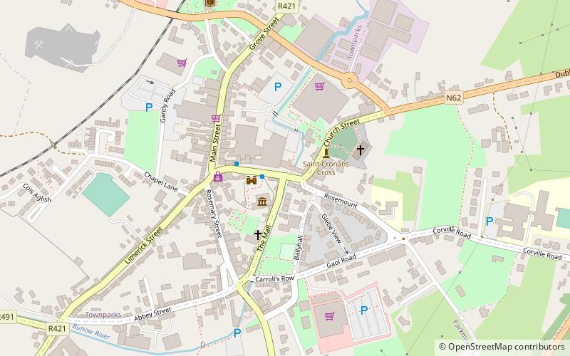sean ross abbey roscrea location map