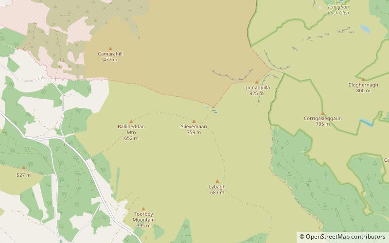 Slievemaan location map