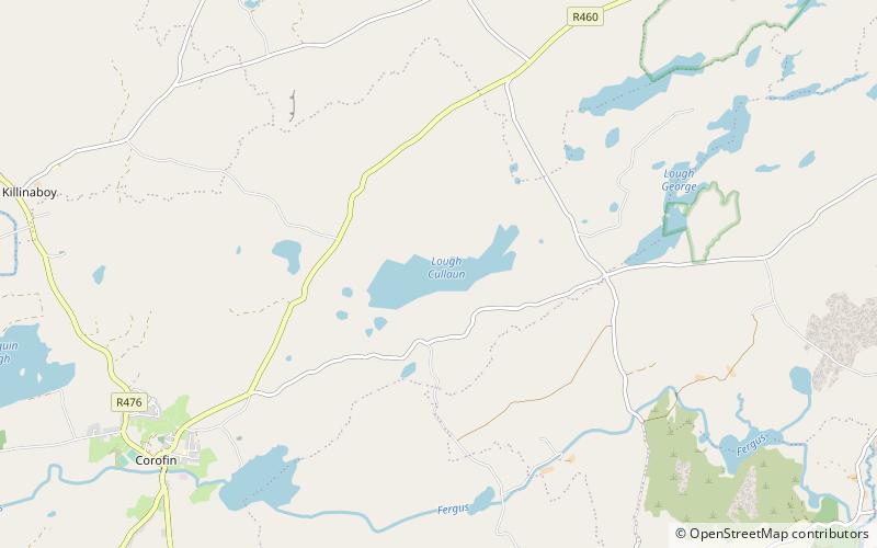 lough cullaun location map