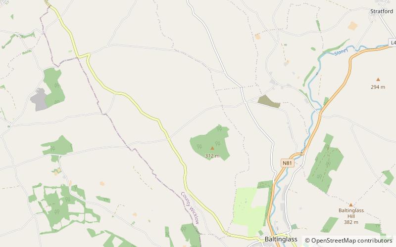 Baltinglass Abbey location map