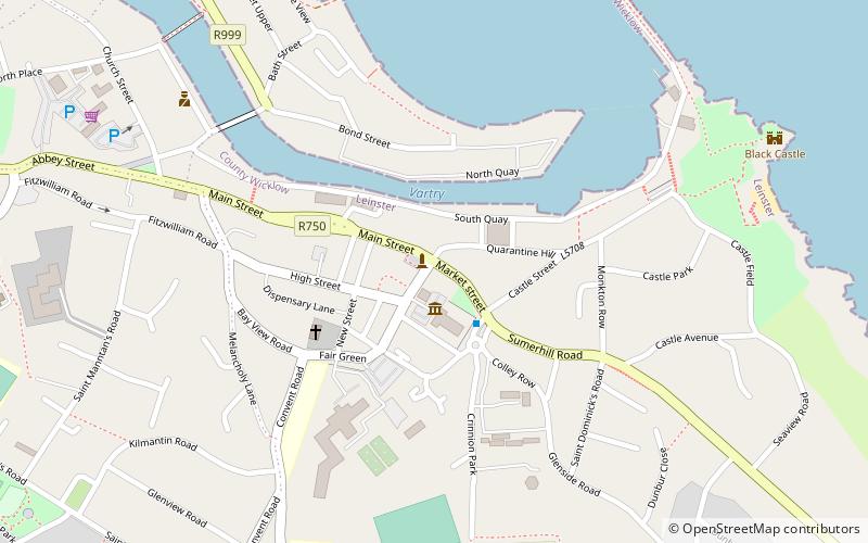 Wicklow Courthouse location map