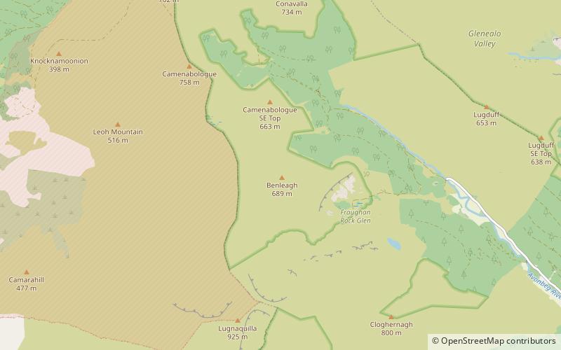 Benleagh location map