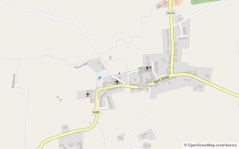 high cross kilfenora location map