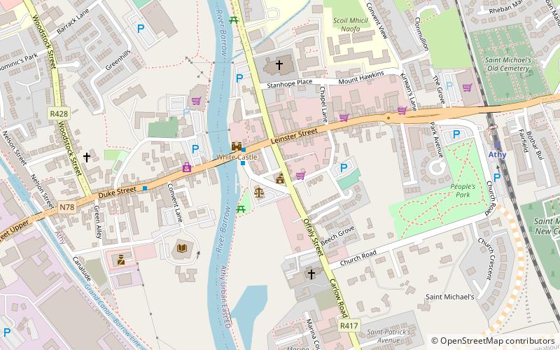 Athy Priory location map