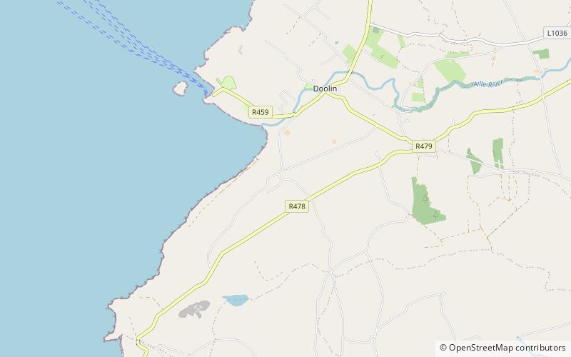 Doonagore Castle location map