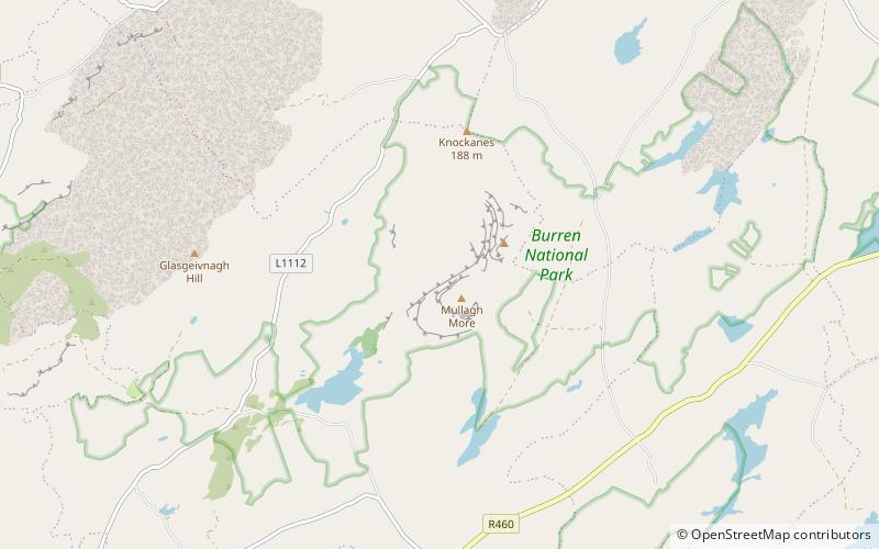 Parc national du Burren location map
