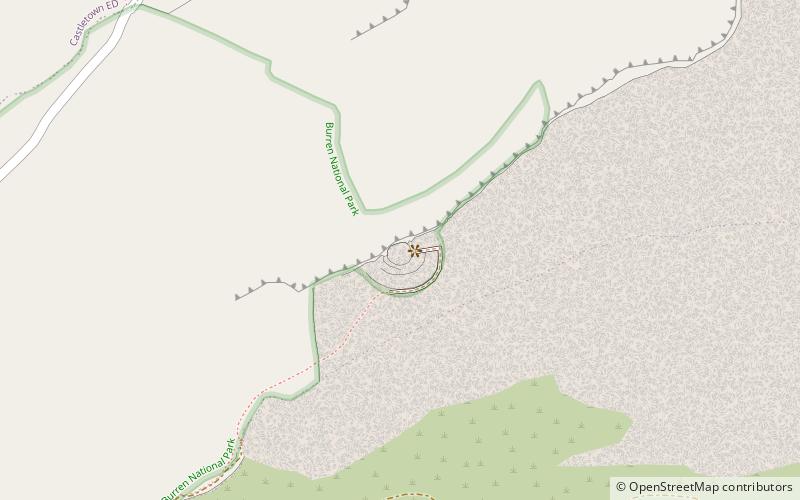 Cahercommaun location map