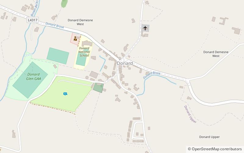 Donard location map